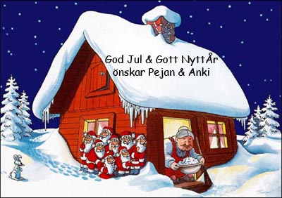 God Jul, Pejan & Anki!